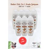 Hacı Şakir Badem 2'si 1 Arada Kepeğe Karşı 7x500 ml Rosie Şampuan