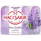 Hacı Şakir Bahar Çiçekleri Lavanta Güzellik Sabunu 4X70 G 3 Adet