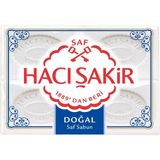 Hacı Şakir Banyo Sabunu 4X150 G Beyaz - Geleneksel Türk Sabunu 6'li Avantaj Paketi - 6 Adet