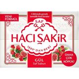 Hacı Şakir Banyo Sabunu 4X150 G Gül - Geleneksel Türk Sabunu 6'li Avantaj Paketi - 6 Adet