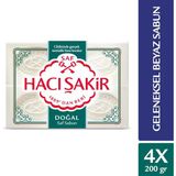 Hacı Şakir Doğal Saf Sabun (4 X 200 G)