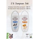 Hacı Şakir Hindistan Cevizi 500 ml Şampuan+Ballı 500 ml Rosie Şampuan