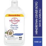 Hacı Şakir Hindistan Cevizi Sütlü Nemlendirici Sıvı El Sabunu 1500 ml – Ellere Yumuşak ve Besleyici Bakım
