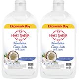 Hacı Şakir Hindistan Cevizi Sütü Sıvı El Sabunu, 1500 ml (2 paketi)
