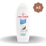 Hacı Şakir Hindistan Cevizli 2 in 1 3x500 ml Şampuan