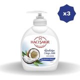 Hacı Şakir Hindistan Cevizli Sıvı Sabun 300 ml - 3 Adet