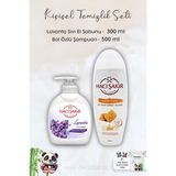Hacı Şakir Lavanta Dinlendirici Sıvı Sabun 300 Ml, Ballı Şampuan 500 Ml Ve Rosıe - 1