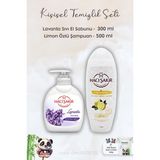 Hacı Şakir Lavanta Dinlendirici Sıvı Sabun 300 Ml, Limonlu Şampuan 500 Ml Ve Rosıe - 1