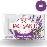 Hacı Şakir Lavanta Kokulu Banyo Sabunu 150 Gr - (6 Adet)
