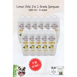 Hacı Şakir Limon 2'si 1 Arada Kepeğe Karşı 11x500 ml Rosie Şampuan