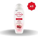 Hacı Şakir Nar Boyalı 2 in 1 3x500 ml Şampuan