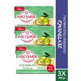 Hacı Şakir Zeytinyağı Gliserinli Saf Zeytinyağı Duş Sabunu 4x125 Gr X 3 Adet