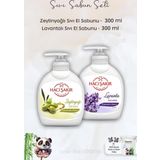 Hacı Şakir Zeytinyağlı Sıvı Sabun 300 Ml, Lavantalı Sıvı Sabun 300 Ml Ve Rosıe