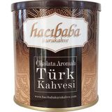 Hacıbaba Çikolata Aromalı Türk Kahvesi Teneke Kutu - 100 gr 12'li - 1,2 kg