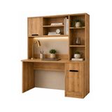 hacıbekiroğlu HBO Mobilya %100 MDF Gold Baroq Kitaplıklı Çalışma Masası 120x50x165 cm