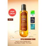 Hacim Veren Şekillendirici Saç Bakım Toniği - Fön Suyu Dashu Classic Style Grooming Tonic Pump 200ML - Şeffaf