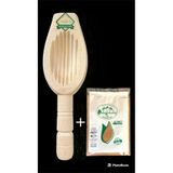 Hacıoğlu baharat Hatay Yöresel Ahşap Tahta Pasta Kömbe Kerebiç Kalıbı + 24 gr Baharat / 034