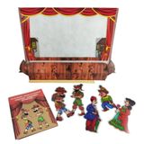 Hacivat ve Karagöz Gölge Oyun Perdesi ve Kuklaları