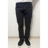 Hacker Denim Fistan Store Erkek Yüksek Bel Rahat Kesim Boru Paça Jean Pantolon - Füme - 32
