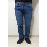 Hacker Denim Fistan Store Erkek Yüksek Bel Rahat Kesim Boru Paça Jean Pantolon - Koyu Mavi - 31