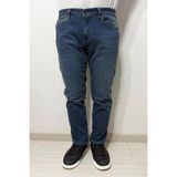 Hacker Denim Fistan Store Erkek Yüksek Bel Rahat Kesim Boru Paça Jean Pantolon - Lacivert - 33