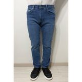 Hacker Denim Fistan Store Erkek Yüksek Bel Rahat Kesim Boru Paça Jean Pantolon - Lacivert - 40