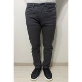 Hacker Denim Fistan Store Erkek Yüksek Bel Rahat Kesim Boru Paça Üstten Cepli Keten Jean Pantolon - Füme - 36