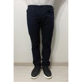 Hacker Denim Fistan Store Erkek Yüksek Bel Rahat Kesim Boru Paça Üstten Cepli Keten Jean Pantolon - Lacivert - 38