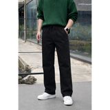 hacker Erkek Beli Lastikli Jogger Siyah Bol Paça Baggy Pantolon