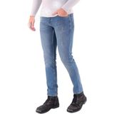 Hacker Erkek Denim Slim Likralı Lazer Tırnaklı Kot Pantolon Tom S 473-904 - Açık Mavi - 38 - 32