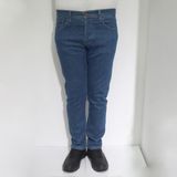 Hacker Fistan Store Erkek Koyu Mavi Normal Bel Rahat Kesim Dar Paça Jean Pantolon - 29