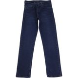 Hacker Fistan Store Erkek Lacivert Normal Bel Normal Kesim Boru Paça Büyük Beden Jean Pantolon - 36