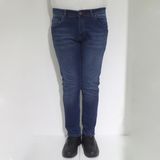 Hacker Fistan Store Erkek Lacivert Normal Bel Rahat Kesim Dar Paça Jean Pantolon - 38