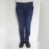 Hacker Fistan Store Erkek Lacivert Yüksek Bel Rahat Kesim Boru Paça Jean Pantolon - 31