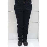 Hacker Fistan Store Erkek Normal Bel Rahat Kesim Boru Paça Büyük Beden Jean Pantolon - Lacivert - 40