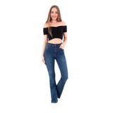 Hacker Sabrina T837-312 Kadin Likrali Ispanyol Paca Kot Pantolon
