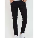Hacker Tom T623 Erkek Denim Slim Fit Saten Pantolon - Siyah - ST00692-SIYAH-32 - 32 Drop