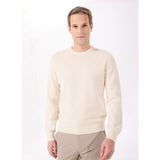 Hackett Bisiklet Yaka Slim Fit Ekru Erkek Kazak HM703237