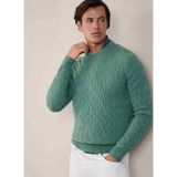 Hackett Bisiklet Yaka Slim Fit Yeşil Erkek Kazak HM703241