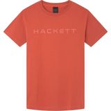 Hackett Bisiklet Yaka T-Shirt, L, 5003174379, Turuncu, Erkek