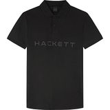 Hackett London Erkek Essential Polo Gömlek, Siyah, M