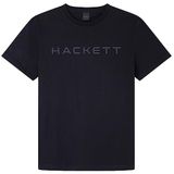 Hackett London Erkek Essential Tee T-Shirt, Siyah, L