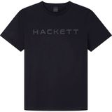 Hackett London Erkek Essential Tee T-Shirt, Siyah, XL