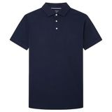 Hackett London Erkek Mercerised Polo Tişört, Mavi (Navy), L