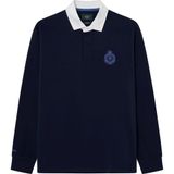 Hackett Polo Yaka Koyu Lacivert Erkek Sweatshırt HM570837