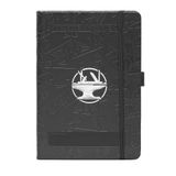 Hacksmith The Inventor’s Notebook - Stone Paper Grid A5 Notebook with Reference Data for Engineers and Tradespeople - Water-resistant Hardcover Lab & Engineering Graph Paper Notebook with Pen Holder