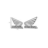 hades motosiklet aksesuarları Honda Logo Sticker Beyaz