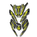 hades motosiklet aksesuarları Honda Pcx 2021-2024 Tankpad Seti Nıghtflou 33 Parça