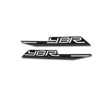 hades motosiklet aksesuarları Yamaha Ybr 3D Sticker Gri