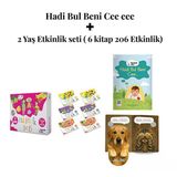 Hadi Bul Beni Cee Eee Türkçe & İngilizce Sesli Yönerge Ve 2 Yaş Etkinlik Seti (6 Kitap206 Etkinlik)